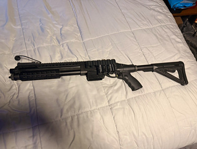 Tokyo Marui ASGK  green gas Airsoft Shotgun w/ Shell Holder Black