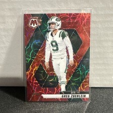 2025 Panini Mosaic – Greg Zuerlein (Jets) Red Scope Mosaic Prizm