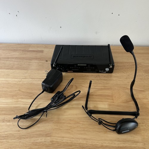 Samson AirLine 77 Wireless AH7-Qe Fitness Spin Headset Microphone Mic System-K3