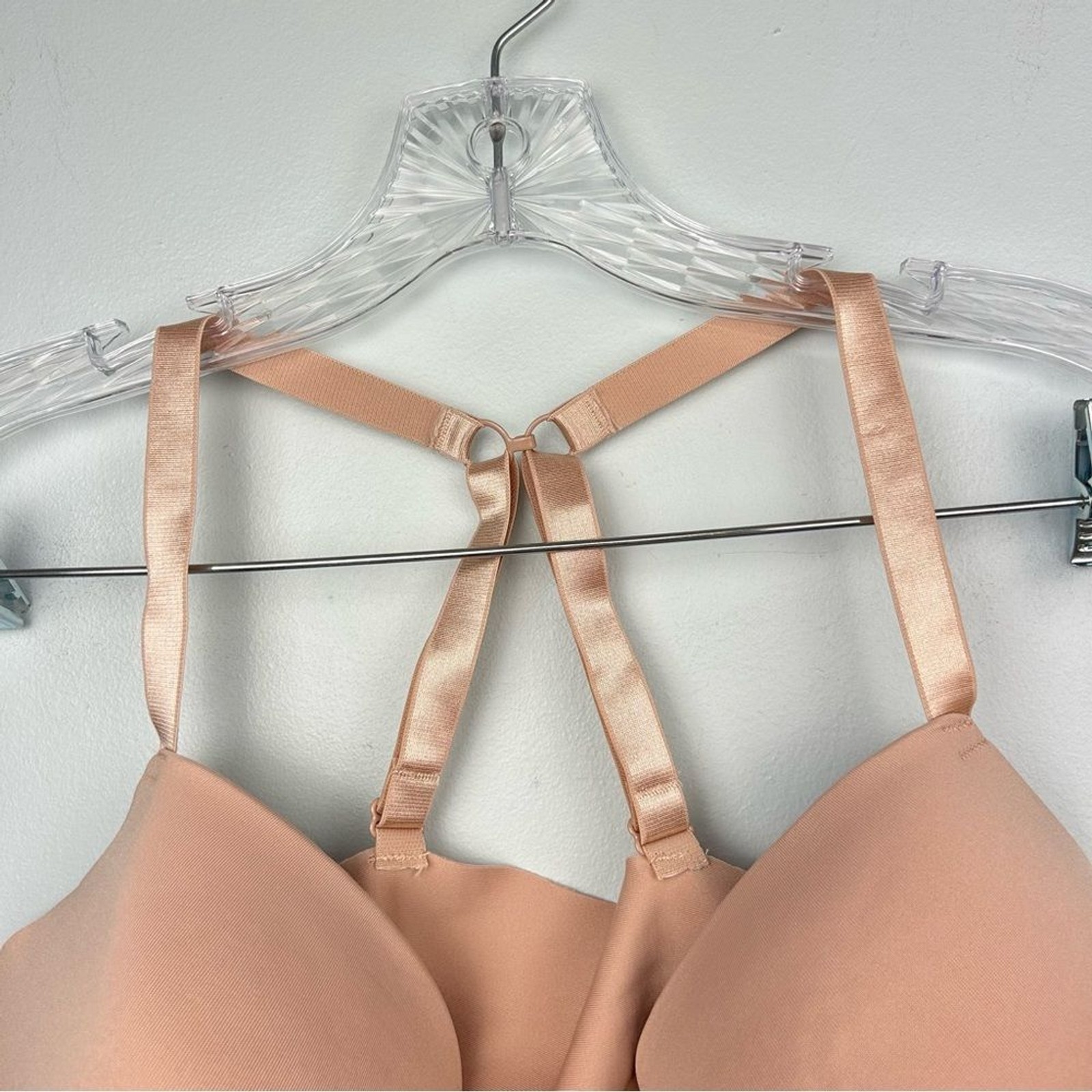 Pure Beauty René Rofé Pushup Bra Front Clasp Racerback & Regular Strap 42C