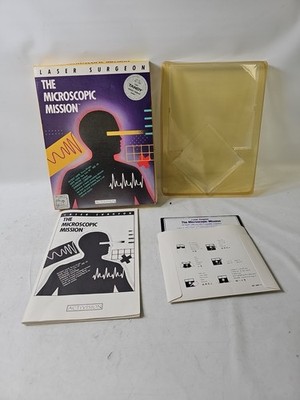Laser Surgeon: The Microscopic Mission (TANDY 1000, 1986) Complete 5.25  Floppy