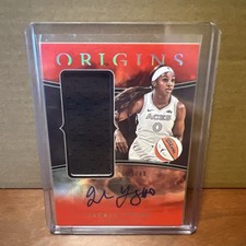 2024 Panini Origins WNBA - Jersey Autographs Jackie Young Red /49 (AU, MEM)