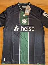 Hannover 96 Auswärtstrikot 25/26 | Away-Shirt| Schwarz/Grün | XL | Macron NEU 