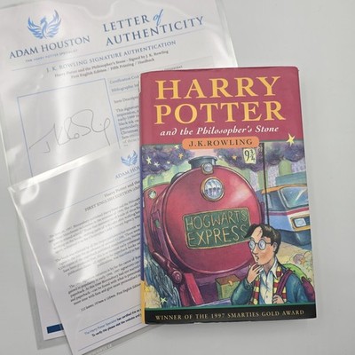 Harry Potter and the Philosopher's Stone, First Edition 5th, Signed J.K. Rowling