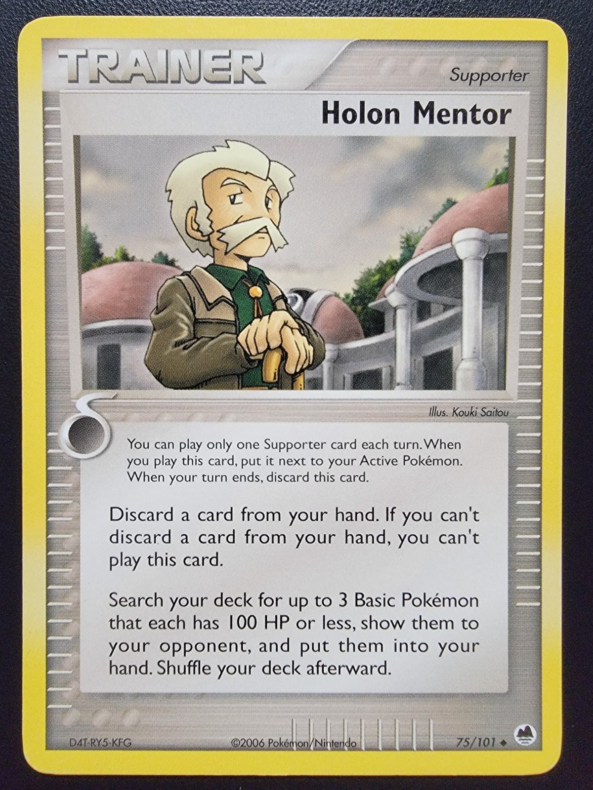 Holon Mentor 75/101 Dragon Frontiers Regular Pokemon Tcg