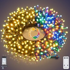 300LED 99FT String Lights - 9 Modes 30V Plug in Fairy Lights 300L - Green Wire 1