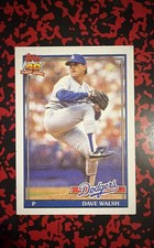 1991 Topps - Dave Walsh #367 (RC) #baseball #MLB #DaveWalsh #rookie