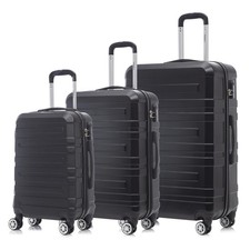 3er Rollkoffer Handgep&auml;ck Set, Reisekoffer Trolley, Travel Koffer Suitcase