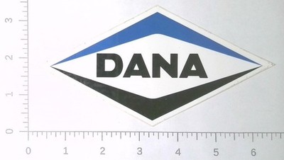 Vintage Dana Axles Inc Maumee Ohio Coal Mining Sticker Decal