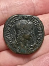 Severus Alexander Sestertius, Roman Bronze Coin, Providentia, Nice Details