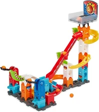 VTech Marble Rush 3-Point Launch Set with Mini Basketball Hoop 47-Piece Toy Set