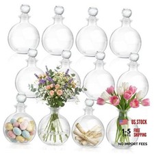 Pcs 8.5 oz Glass Potion Bottles with Cork, Round Spherical 12 Stylish