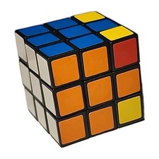 Miniature 1-1/8 Inch Puzzle Cube - 3X3X3 EUC Rubik's Like