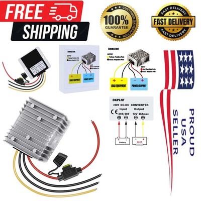 High-Efficiency 240W Voltage Reducer for Golf Carts - Built-in Safety Features