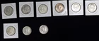 1965 Kennedy Half Dollar circulated 40% Silver 9 Coin Lot