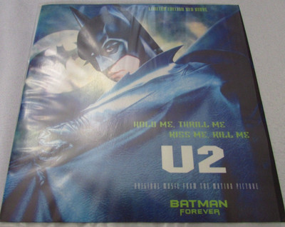 U2 HOLD ME THRILL ME KISS ME KILL ME LTD ED 7'' 45 RPM RED VINYL NM/NM R16