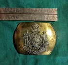 Vintage Authentic Obsolete Maine State Police Untouched Heavy Brass Belt Buckle  — photo 4