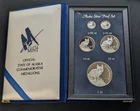 5 pc 2000 State of Alaska .999 Silver Proof Commemorative Set w/ Case and COA