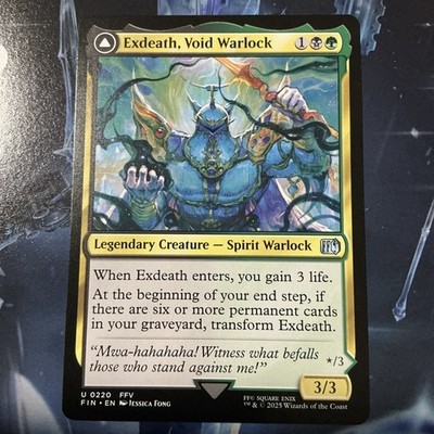 MTG Exdeath, Void Warlock   Neo Exdeath, Dimension's End NM-Mint Final Fantasy