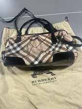 100 Authentic Burberry Diaper Bag Coated Canvas Nova With Dust Bag. Super RARE
