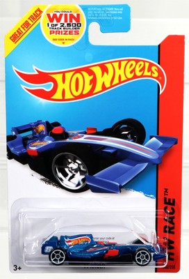 Hot Wheels F1 Racer HW Race 2014 Series BFD21 Never Removed from Pack Blue 1:64