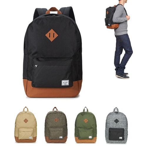 Zaino HERSCHEL HERITAGE Uomo Donna Unisex Adulto Tessuto Scuola Viaggio  Lavoro | eBay