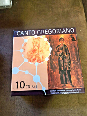 Various Composers Canto Gregoriano (Rampi, Capitani, Stirps Lesse) 10 CD Set