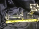 VILLEROY & BOCH SIENA set of 2 CRYSTAL CANDLESTICKS 6” BEAUTIFUL!! — photo 5