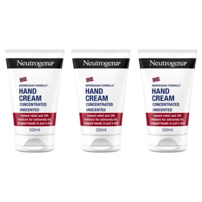 Neutrogena Hand Cream Norwegian Formula Unscented 50ml x 3