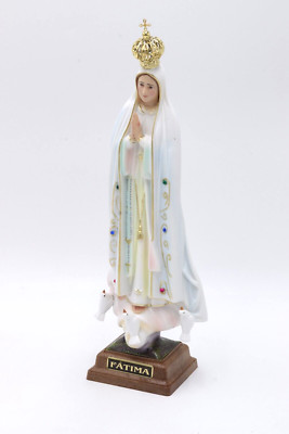 22'' Virgin Mary Fatima Statue Figurine Our Lady  Blessed In Holy Land Religious
