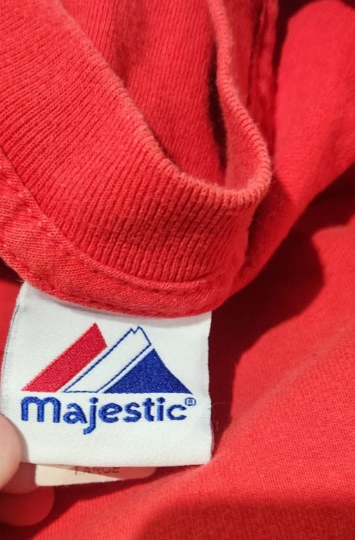 2011 MLB Philidelphia Phillies Cliff Lee #33 Majestic Camiseta Roja Talla Grande Foto 4 de 4