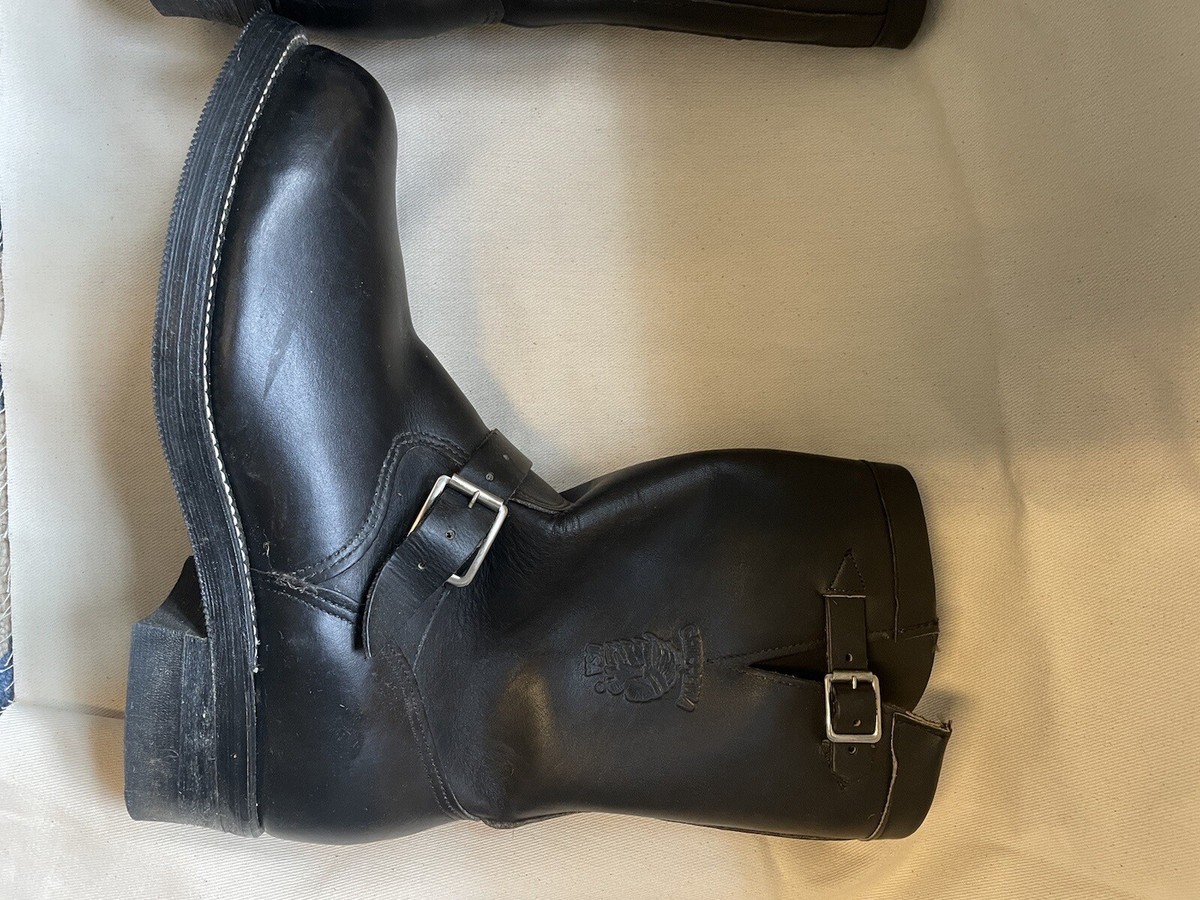 Barely Worn Chippewa Steel Toe PT99 Biker Engineer Boots Mens 12 E 