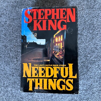 Stephen King Needful Things Hardcover First Edition First Print Novel Horror