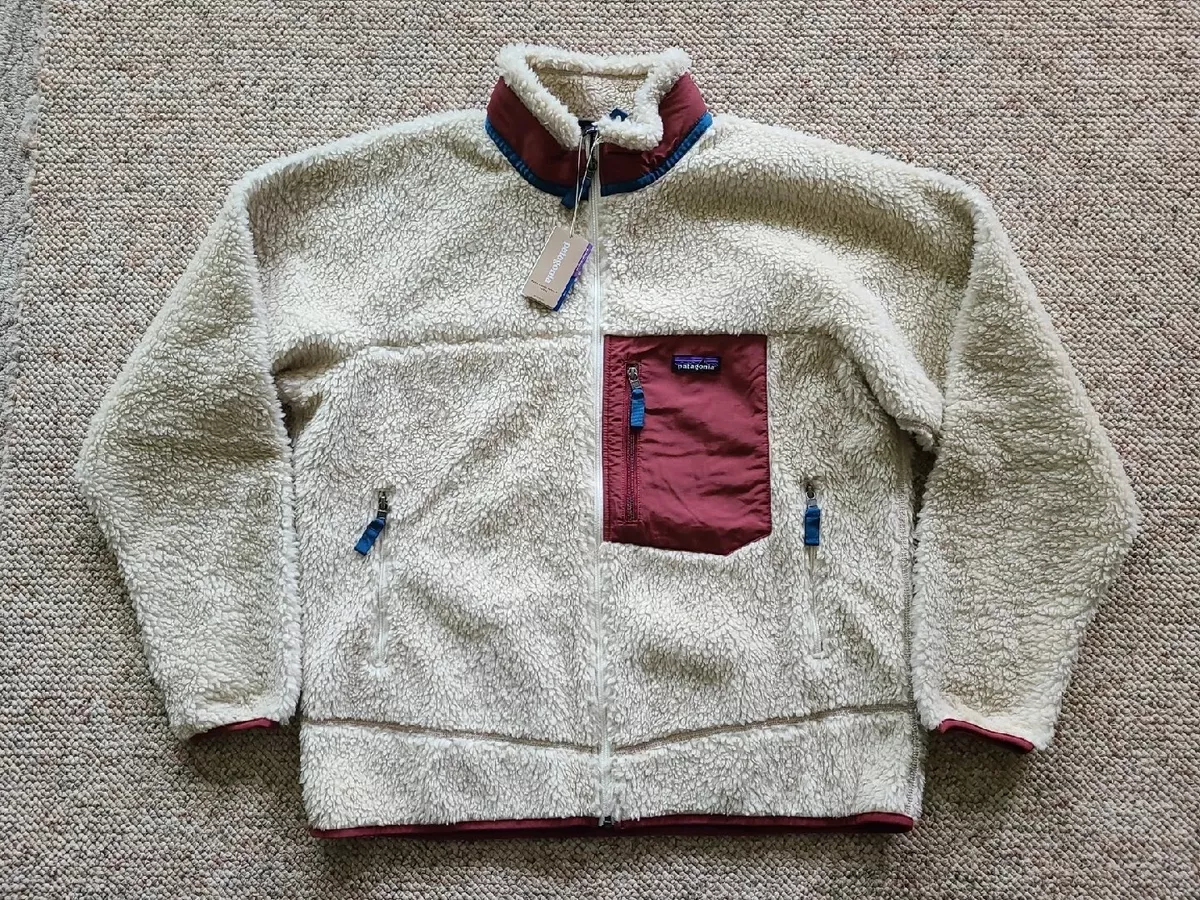 NWT Patagonia Men's Retro X Fleece Jacket Size XL Dark Natural W/Sequoia Red
