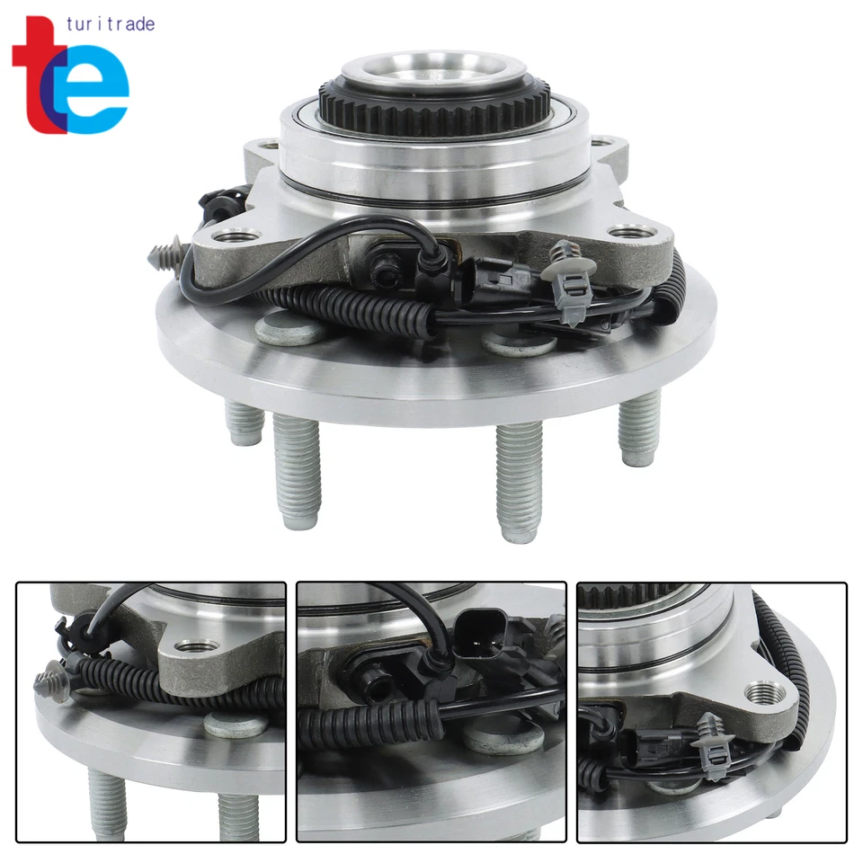 Conjunto de buje de cojinete de rueda delantera 4x4 para Ford F-150 2011 2012 2013 2014 515142 Foto 2 de 4