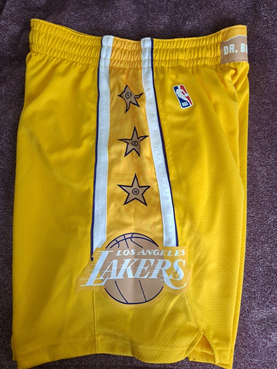 Los Angeles Lakers Nike City Edition Swingman Performance Shorts