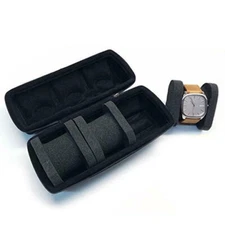 3 Slot Watch Box Collector Travel Display Case Organizer Jewelry Storage Case US