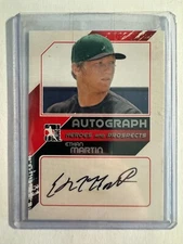 K219,609 - 2011 ITG Heroes and Prospects Close Up Auto Silver #EM2 Ethan Martin