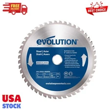 Evolution Power Tools 230BLADEST Steel Cutting Saw Blade 9-Inch x 48-Tooth