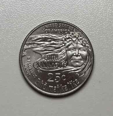 2023-P E Hō Mai Ka 'Ike Quarter RARE Mint Error | Circulated