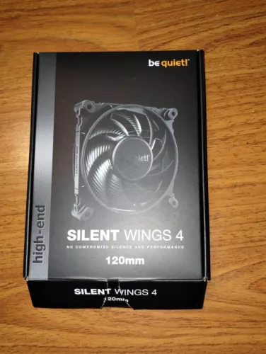 be quiet! Silent Wings 4 120mm 1600RPM Premium Cooling Case Fan - Black 3pin