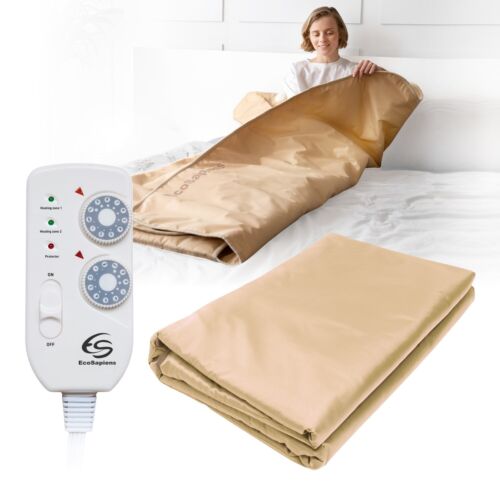 Infrarot Sauna Blanket Heizdecke Heizmatte CE Körper Abnehmen Fitness Saunadecke - Bild 3 von 26