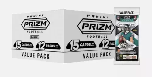 Rip & Ship - 2024 Panini Prizm Football Factory Sealed Value 12 Pack Box