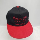 Vintage Mystic Lake Casino Prior Lake MN Snapback Trucker Hat Cap OSFA USA