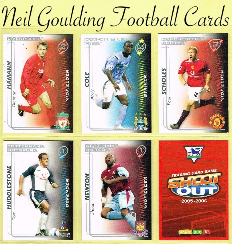1995 OFFICIAL FOOTBALL CARDS バッジョ Magic Box Shoot Out ☆ PREMIER LEAGUE 2005-06 ☆ Man City to Wigan