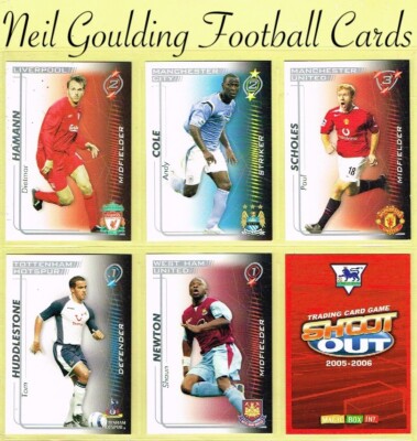 Magic Box Shoot Out   PREMIER LEAGUE 2005-06   Man City to Wigan Football Karten