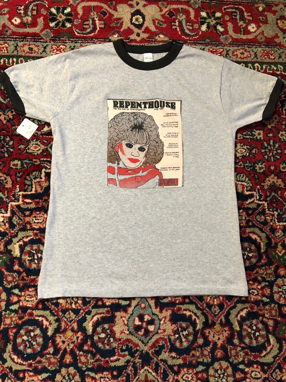 Vintage 80s Beverly Hills Hibillys bootleg Repenthouse sex T shirt size large eBay