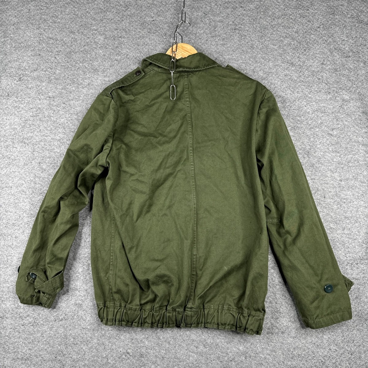 Vintage Military Tank Crew Jacket Mens Medium M Green Vintage Military Tank Crew Jacket Mens Medium M Green