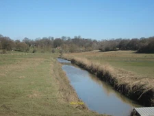 Photo 6x4 Drainage channel from Valley Farm Moon's Green This channel lea c2010