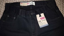 New Levis 8 husky BLACK 550 Relaxed JEANS 28 x 23 100 Cotton boys 8h
